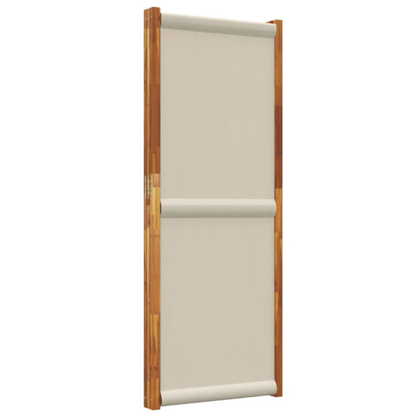 Biombo divisor de 3 paneles gris claro 210x180 cm M 5