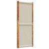 Biombo divisor de 3 paneles gris claro 210x180 cm 5