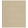 Tela de varanda 120x1000 cm 100% poliéster oxford bege 2