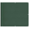 Ecrã de balcão 100% poliéster Oxford verde escuro 90x800 cm 2