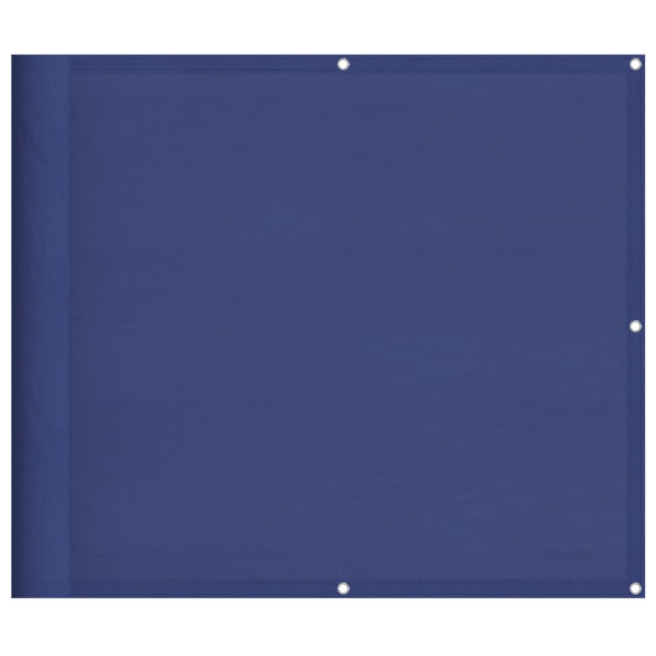 Ecrã de balcão 100% poliéster Oxford azul 90x800 cm M 2