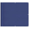 Pantalla de balcón 100% poliéster Oxford azul 90x800 cm 2