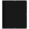 Tela de varanda 120x700 cm 100% poliéster oxford preto 2