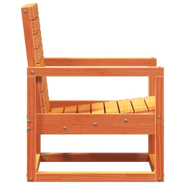 3 pcs conjunto lounge de jardim pinho maciço castanho-mel M 5