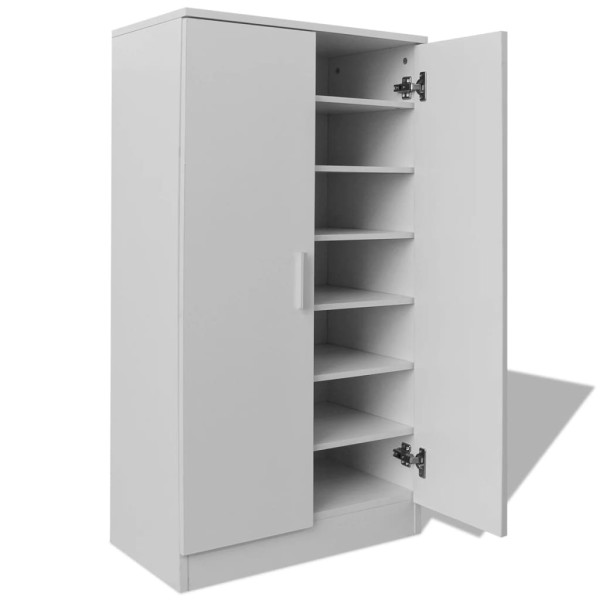 Mueble zapatero con 7 estantes blanco M 4