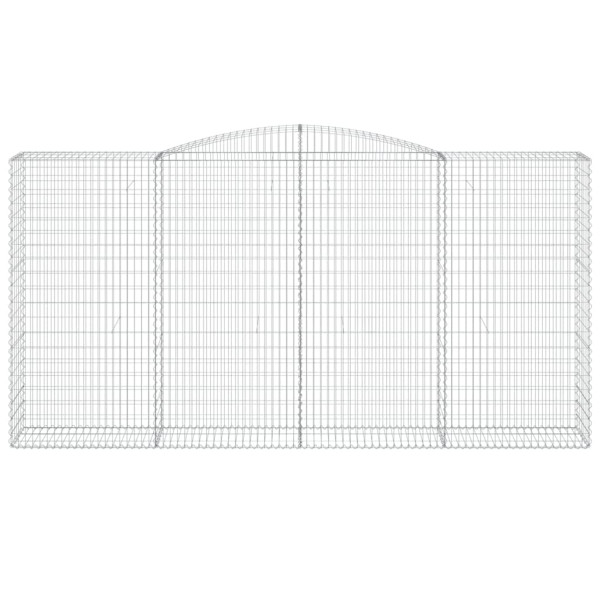 Cestos gabião arqueados 9pcs 400x50x200/220cm ferro galvanizado M 4