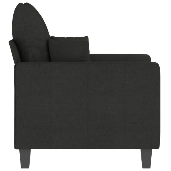 Sillón de tela negro 60 cm M 4