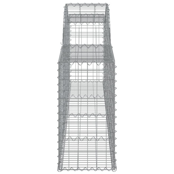 Cestos gabião arqueados 30pcs 300x30x60/80 cm ferro galvanizado M 5