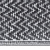 Alfombra de exterior PP negra 140x200 cm 3
