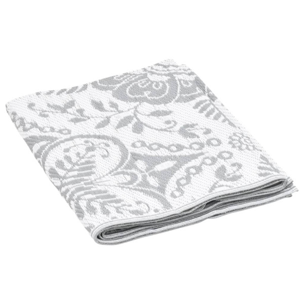 Alfombra de exterior PP gris 140x200 cm M 5