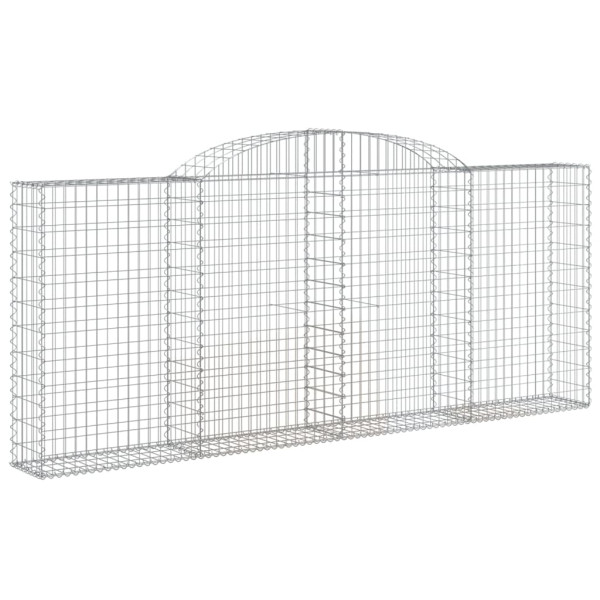 Cestos gabião arqueados 30 pcs 300x30x120/140 ferro galvanizado M 3