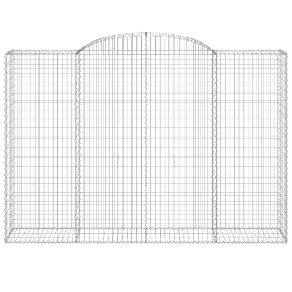 Cestos gabião arqueados 8pcs 300x50x200/220cm ferro galvanizado M 4