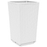 Vasos/floreiras 2 pcs 32.5x32.5x57 cm PP branco 4