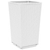 Vasos/floreiras 4 pcs 32.5x32.5x57 cm PP branco 4