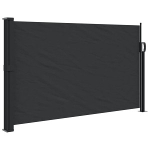 Toldo lateral retrátil 120x500 cm preto H