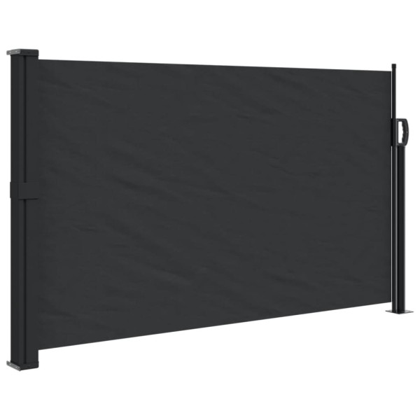 Toldo lateral retrátil 120x500 cm preto M 2