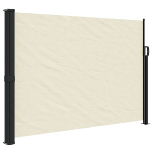 Toldo lateral retráctil crema 140x600 cm H