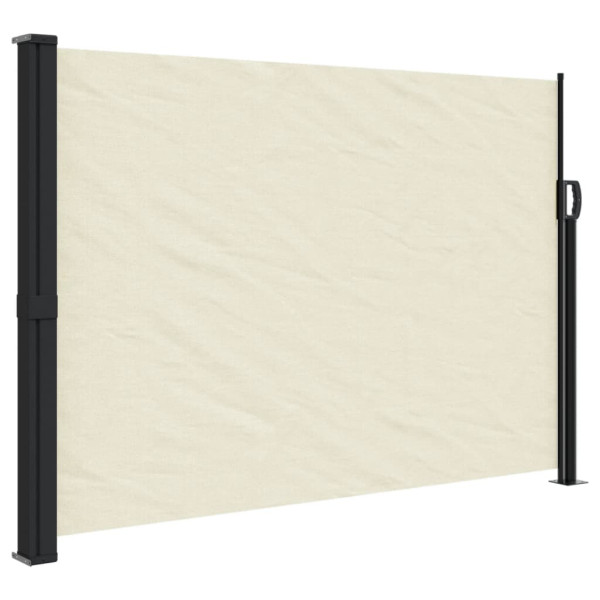 Toldo lateral retráctil crema 140x600 cm M 2