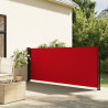 Toldo lateral retráctil rojo 140x600 cm 1