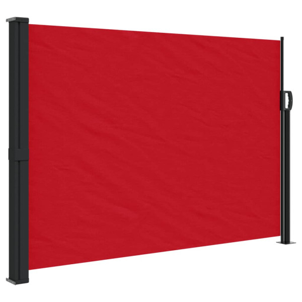 Toldo lateral retráctil rojo 140x600 cm M 2