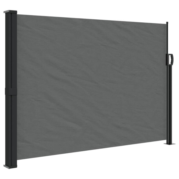 Toldo lateral retráctil gris antracita 140x600 cm M 2