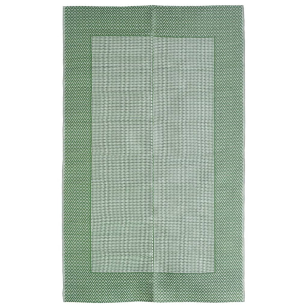 Alfombra de exterior PP verde 160x230 cm D
