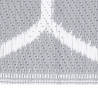 Alfombra de exterior PP gris 140x200 cm 3
