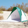 Tenda de praia 268x223x125 cm poliéster 185T verde-mar 1