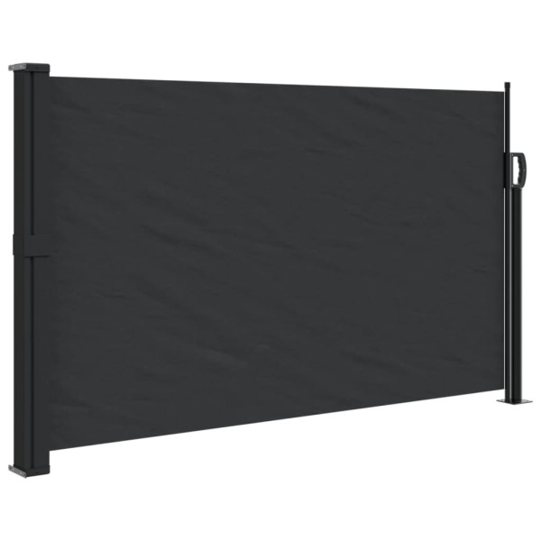 Toldo lateral retráctil negro 120x300 cm M 2
