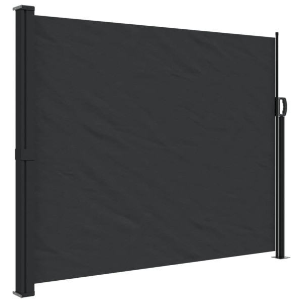 Toldo lateral retrátil 160x300 cm preto M 2