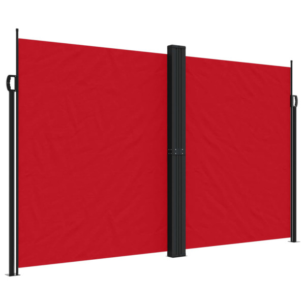 Toldo lateral retráctil rojo 200x600 cm M 2