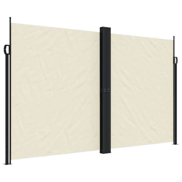 Toldo lateral retráctil crema 200x600 cm M 2