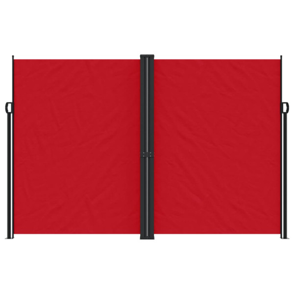 Toldo lateral retráctil rojo 220x600 cm M 3