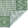 Tapete de exterior 190x290 cm ARAKIL PP verde 4
