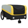 Remolque para bicicleta hierro negro y amarillo 45 kg 4