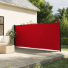 Toldo lateral retrátil 180x600 cm vermelho 1