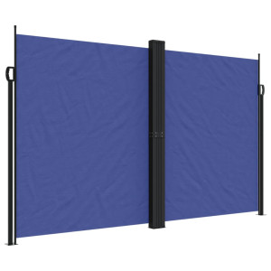 Toldo lateral retráctil azul 200x600 cm H