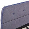 Estrutura de cama 140x200 cm tecido cinzento-claro 5
