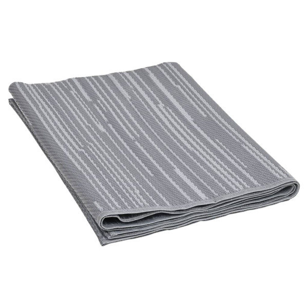 Alfombra de exterior PP gris antracita 140x200 cm M 4