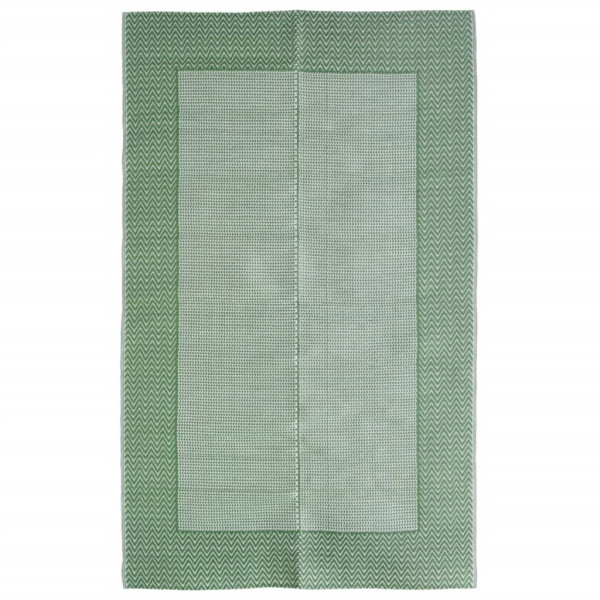 Alfombra de exterior PP verde 120x180 cm D