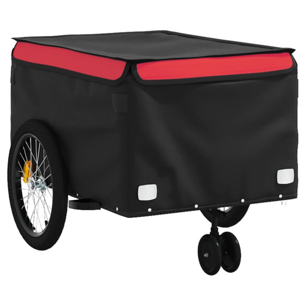 Remolque para bicicleta hierro negro y rojo 45 kg M 4