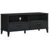 Mueble de TV VIKEN madera maciza de pino negro 2