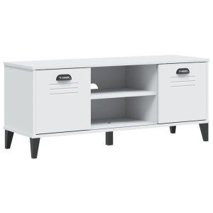 Banco zapatero VIKEN madera maciza de pino blanco 106x35x45 cm H