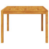 Mesa de jantar p/ jardim 110x110x75 cm madeira de acácia maciça 5