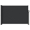 Toldo lateral retráctil negro 140x600 cm 3