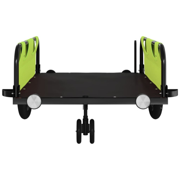 Reboque de bicicleta tecido oxford/ferro verde M 5