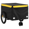 Remolque para bicicleta hierro negro y amarillo 45 kg 4