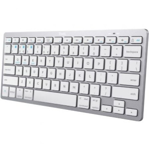 Teclado inalámbrico Trust 24654 plata H