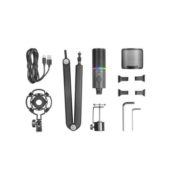 Micrófono gaming MARS MMIC-XT negro M 4