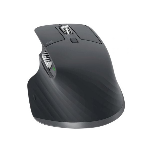 Ratón Ergonómico Inalámbrico por Bluetooth Logitech MX Master 3S negro M 2